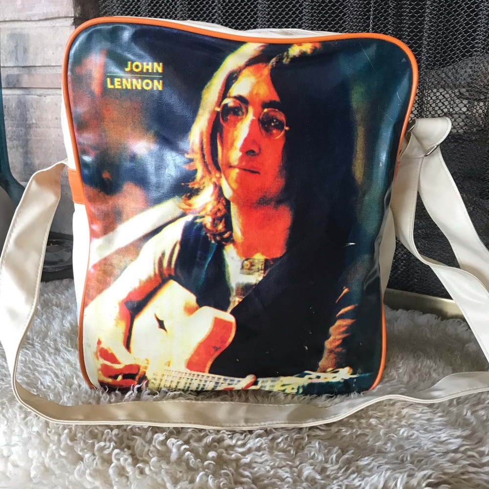 John Lennon print bag